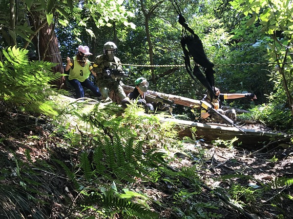 真夏の野外戦！！