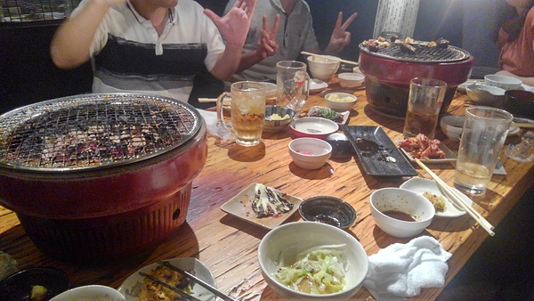 練習後は焼肉!