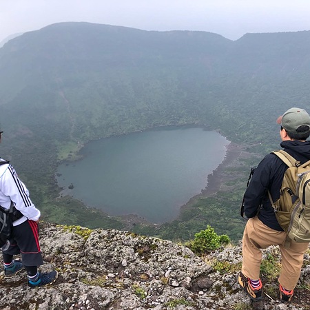 韓国岳登山 幻の池