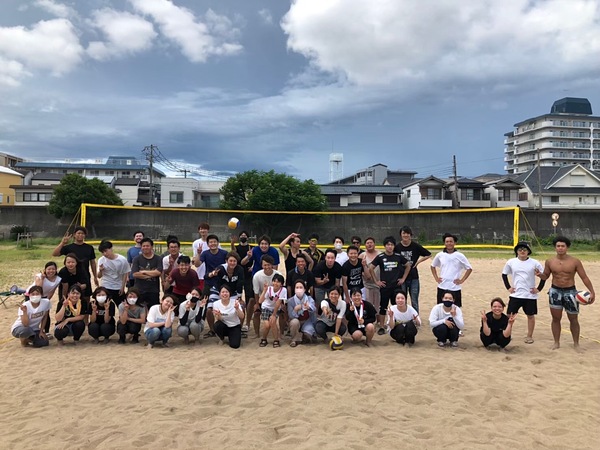 この時はビーチバレーでした！