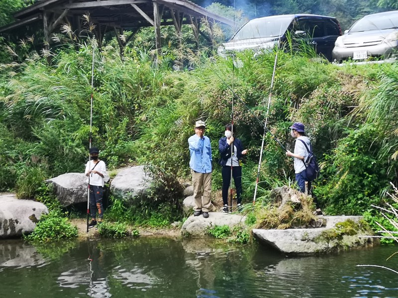 川釣りもします
