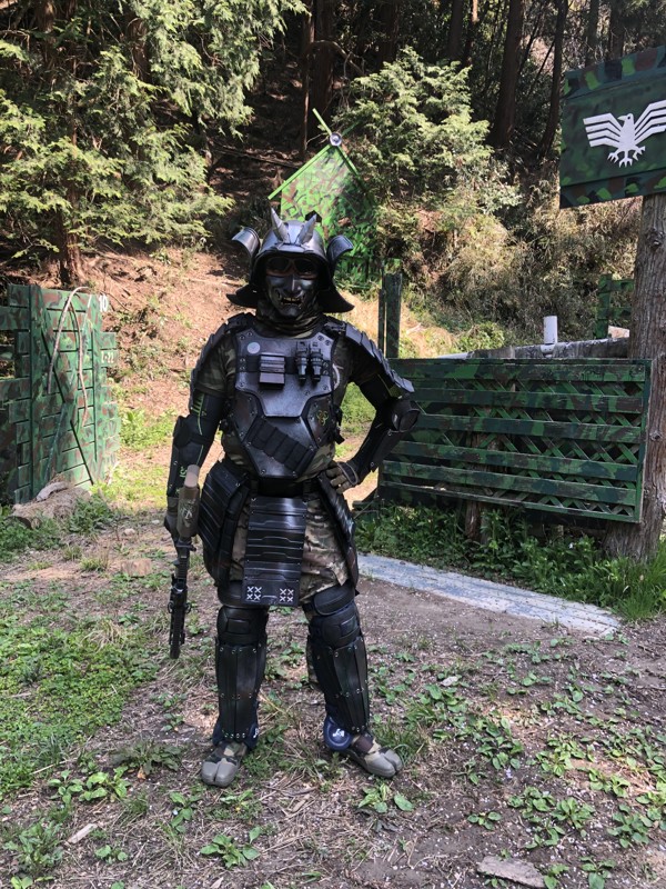 超レア装備の武者アーマー🤣