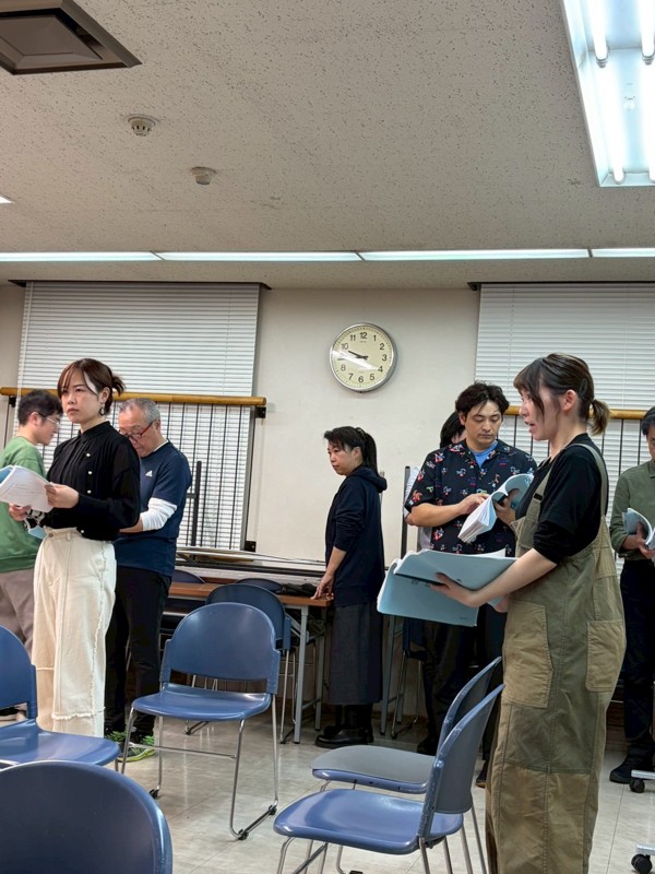 『歌姫』稽古風景