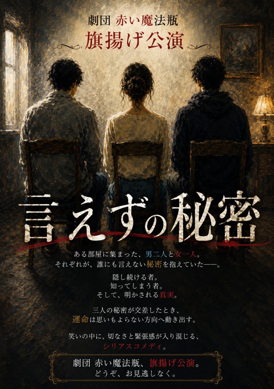 旗揚げ公演の概要になります