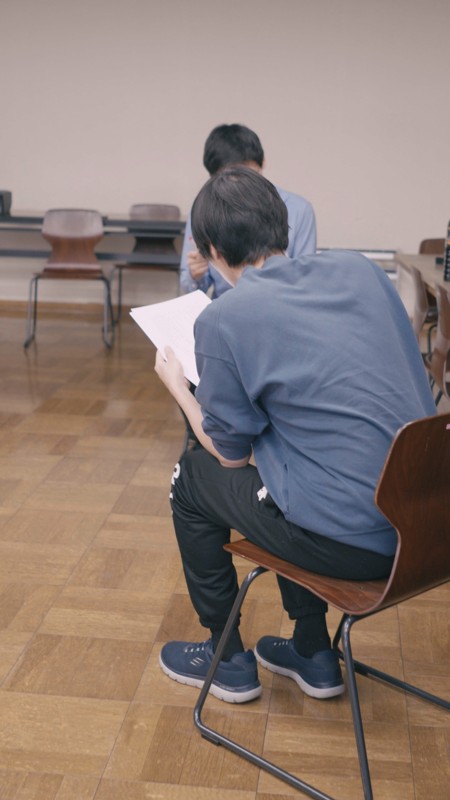 読み合わせの様子