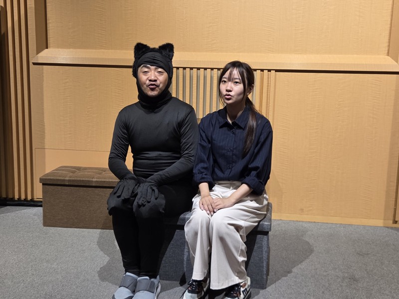 役になりきるにゃんよ🐱🐱