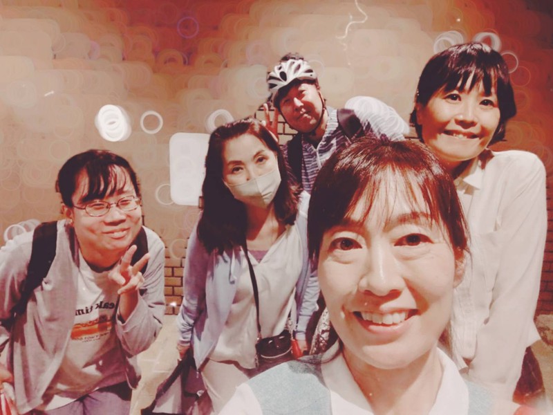 稽古終わりの集合写真